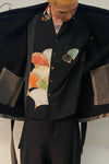 AVIVA JIFEI XUE A21-BWJ Heavy Wool Blend Belted Wrap Jacket